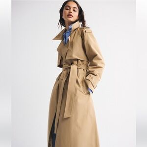 Abercrombie & Fitch Classic Trench Coat (S)